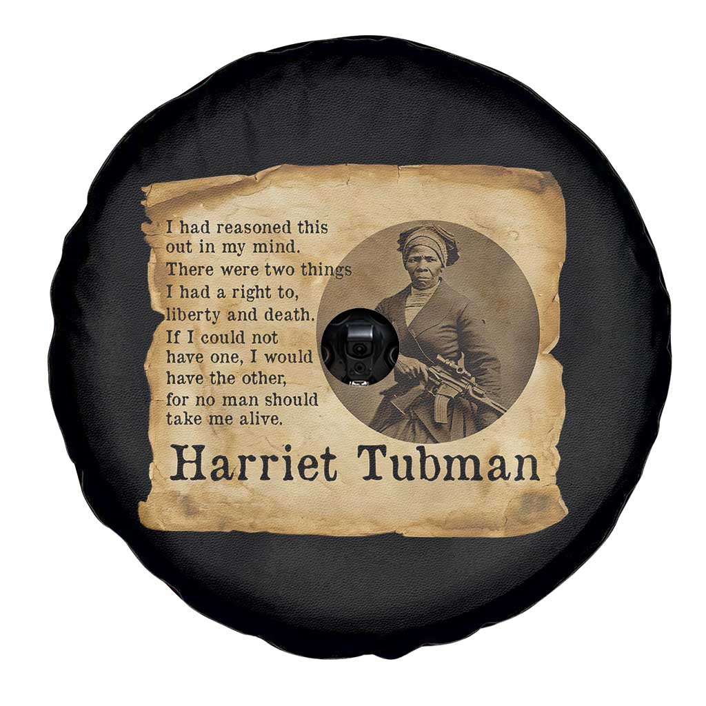 Harriet Tubman Quote Spare Tire Cover Liberty Or Death Empowerment Gift TS12 Print Your Wear