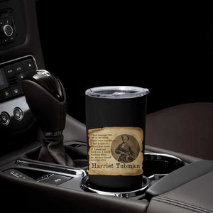 Harriet Tubman Quote Tumbler Cup Liberty Or Death Empowerment Gift TS12 Print Your Wear