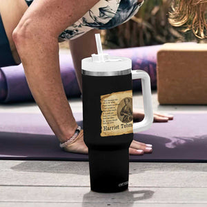 Harriet Tubman Quote Tumbler With Handle Liberty Or Death Empowerment Gift TS12 Print Your Wear