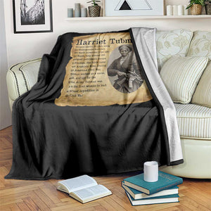 Vintage Harriet Tubman Poster Throw Blanket Female Empowerment History Gift TS12 Print Your Wear