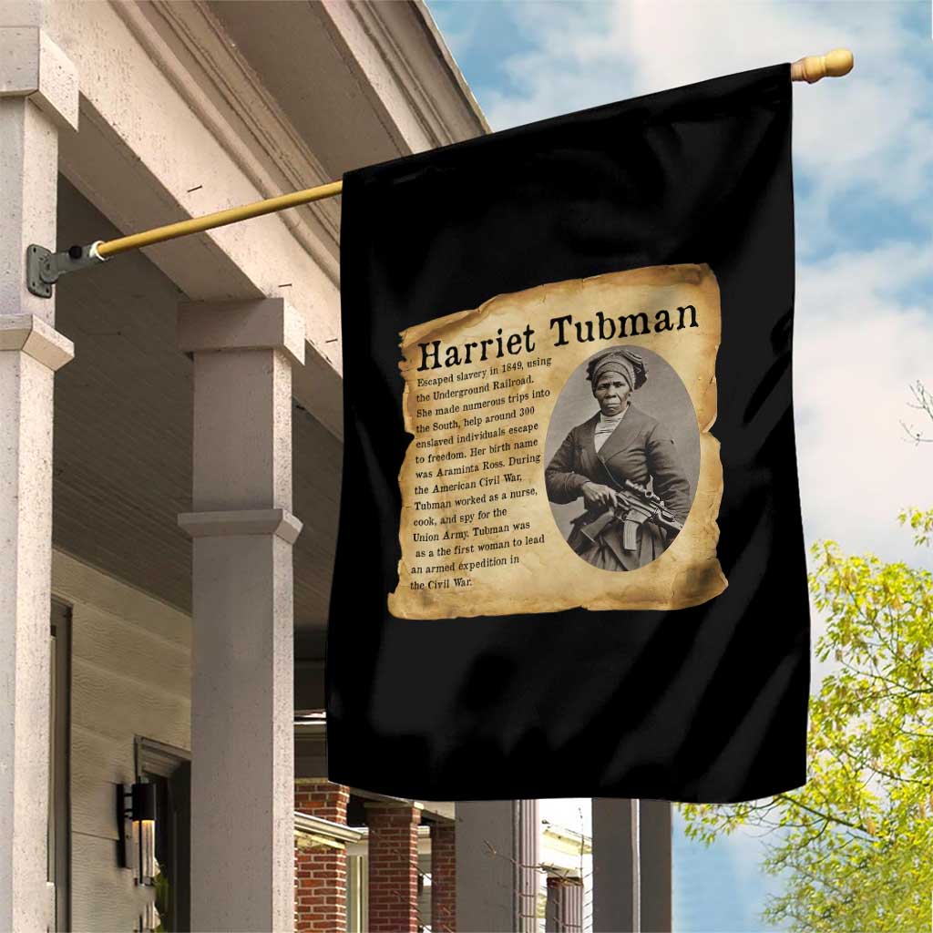Vintage Harriet Tubman Poster Garden Flag Female Empowerment History Gift TS12 Print Your Wear