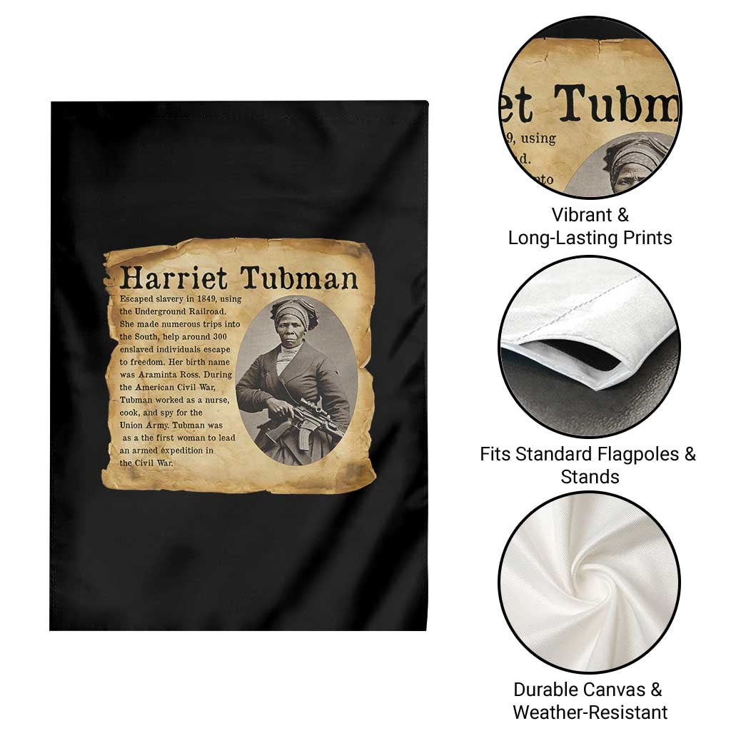 Vintage Harriet Tubman Poster Garden Flag Female Empowerment History Gift TS12 Print Your Wear