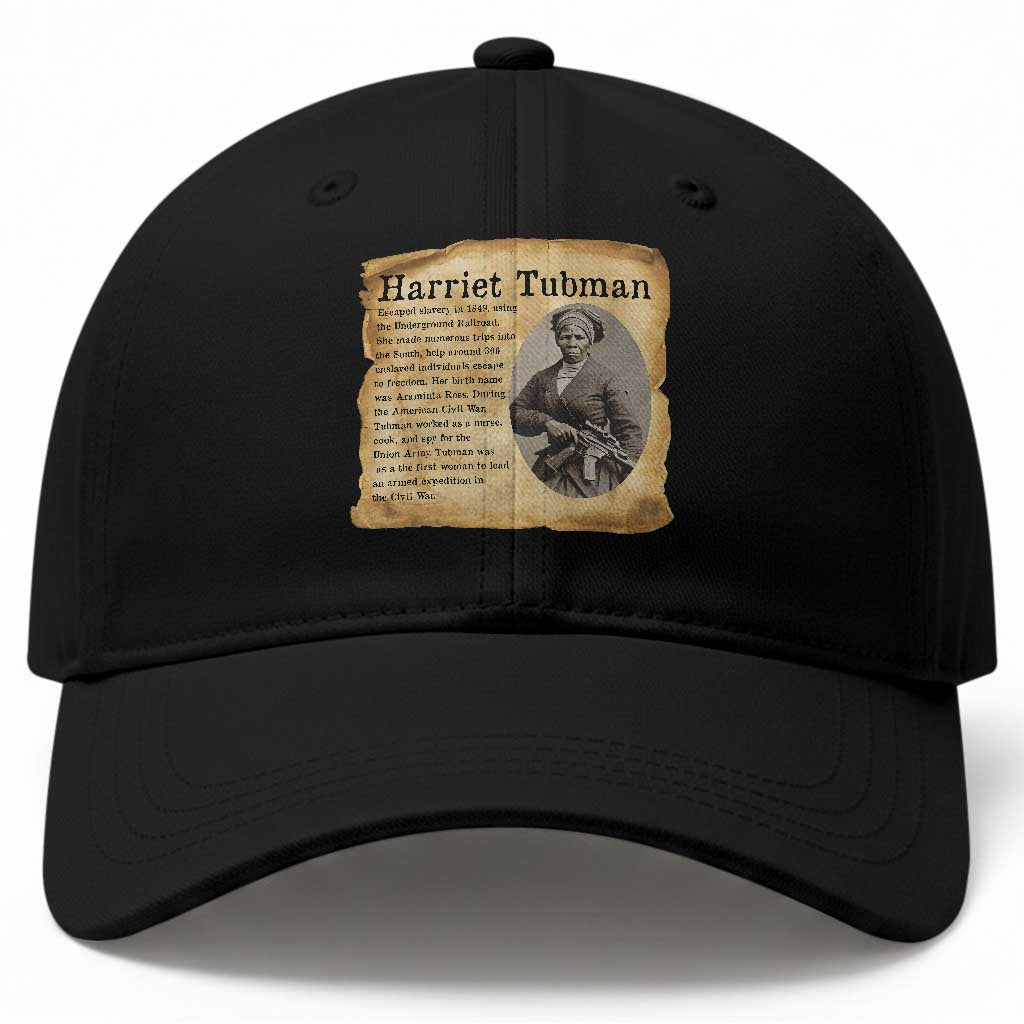 Vintage Harriet Tubman Poster Baseball Cap Female Empowerment History Gift TS12 Print Your Wear
