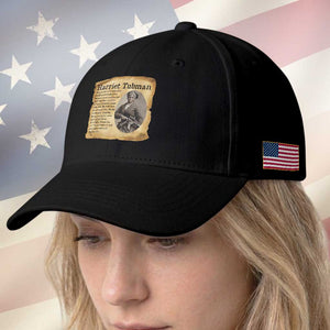 Vintage Harriet Tubman Poster Baseball Cap Female Empowerment History Gift TS12 Print Your Wear