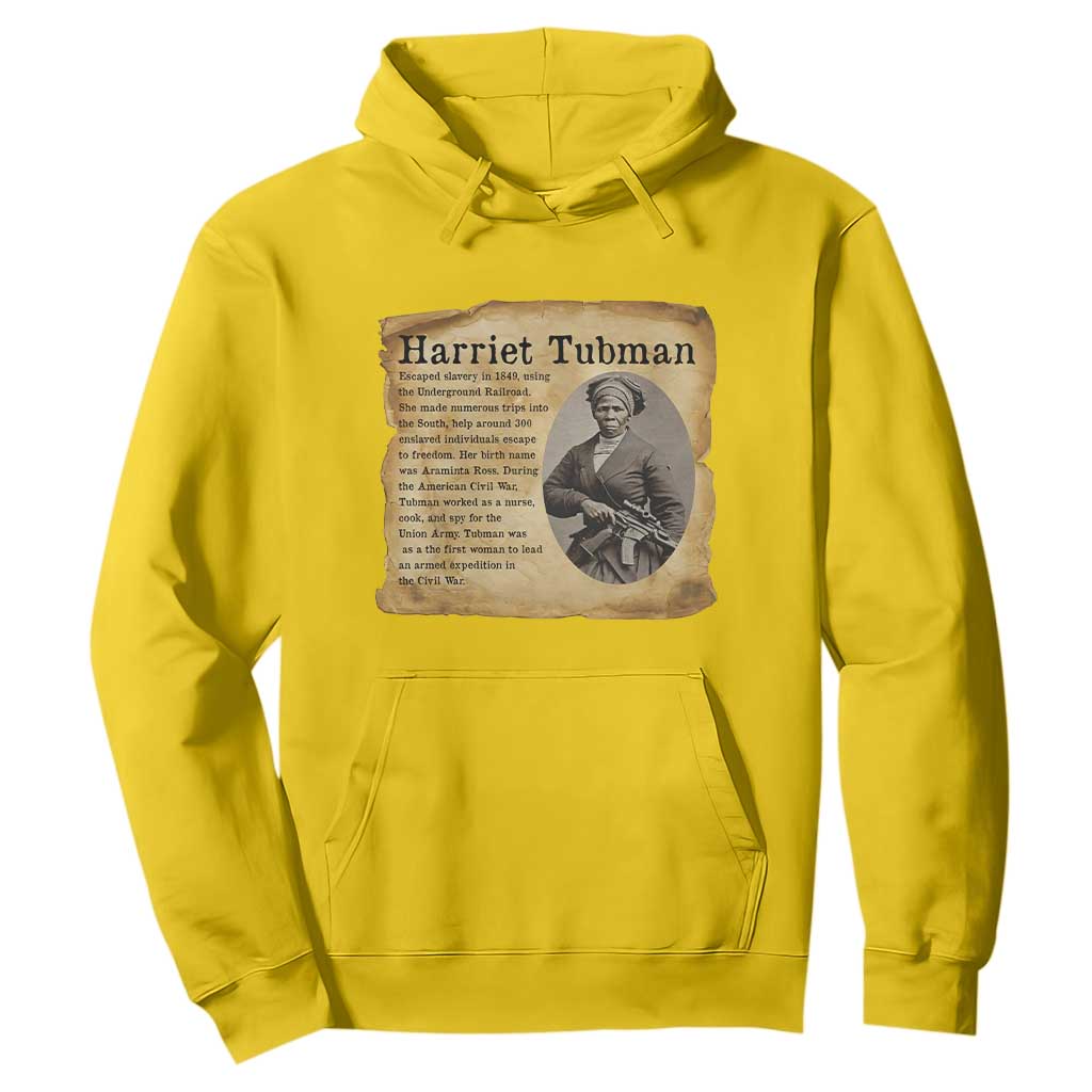 Vintage Harriet Tubman Poster Hoodie Female Empowerment History Gift TS12 Daisy Print Your Wear