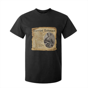 Vintage Harriet Tubman Poster T Shirt For Kid Female Empowerment History Gift TS12 Black Print Your Wear