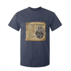 Vintage Harriet Tubman Poster T Shirt For Kid Female Empowerment History Gift TS12 Navy Print Your Wear