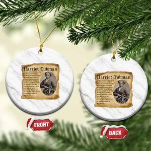 Vintage Harriet Tubman Poster Ceramic Ornament Female Empowerment History Gift TS12 1pc White Marble Print Your Wear