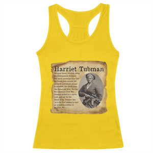 Vintage Harriet Tubman Poster Racerback Tank Top Female Empowerment History Gift TS12 Daisy Print Your Wear