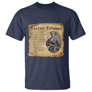 Vintage Harriet Tubman Poster T Shirt Female Empowerment History Gift TS12 Navy Print Your Wear