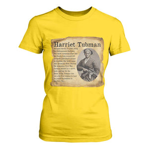Vintage Harriet Tubman Poster T Shirt For Women Female Empowerment History Gift TS12 Daisy Print Your Wear