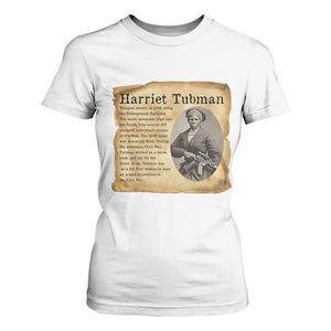 Vintage Harriet Tubman Poster T Shirt For Women Female Empowerment History Gift TS12 White Print Your Wear