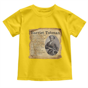 Vintage Harriet Tubman Poster Toddler T Shirt Female Empowerment History Gift TS12 Daisy Print Your Wear