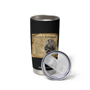Vintage Harriet Tubman Poster Tumbler Cup Female Empowerment History Gift TS12 Print Your Wear