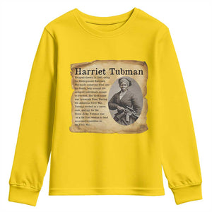 Vintage Harriet Tubman Poster Youth Sweatshirt Female Empowerment History Gift TS12 Daisy Print Your Wear
