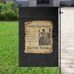 Harriet Tubman Quote Garden Flag I Freed A Thousand People Vintage Poster TS12 Print Your Wear