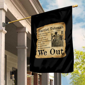 Vintage Harriet Tubman We Out Garden Flag Black American Hero History Gift TS12 Print Your Wear