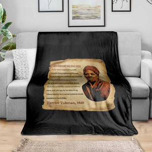 Harriet Tubman Throw Blanket Black American Hero Underground Railroad TS12 Print Your Wear