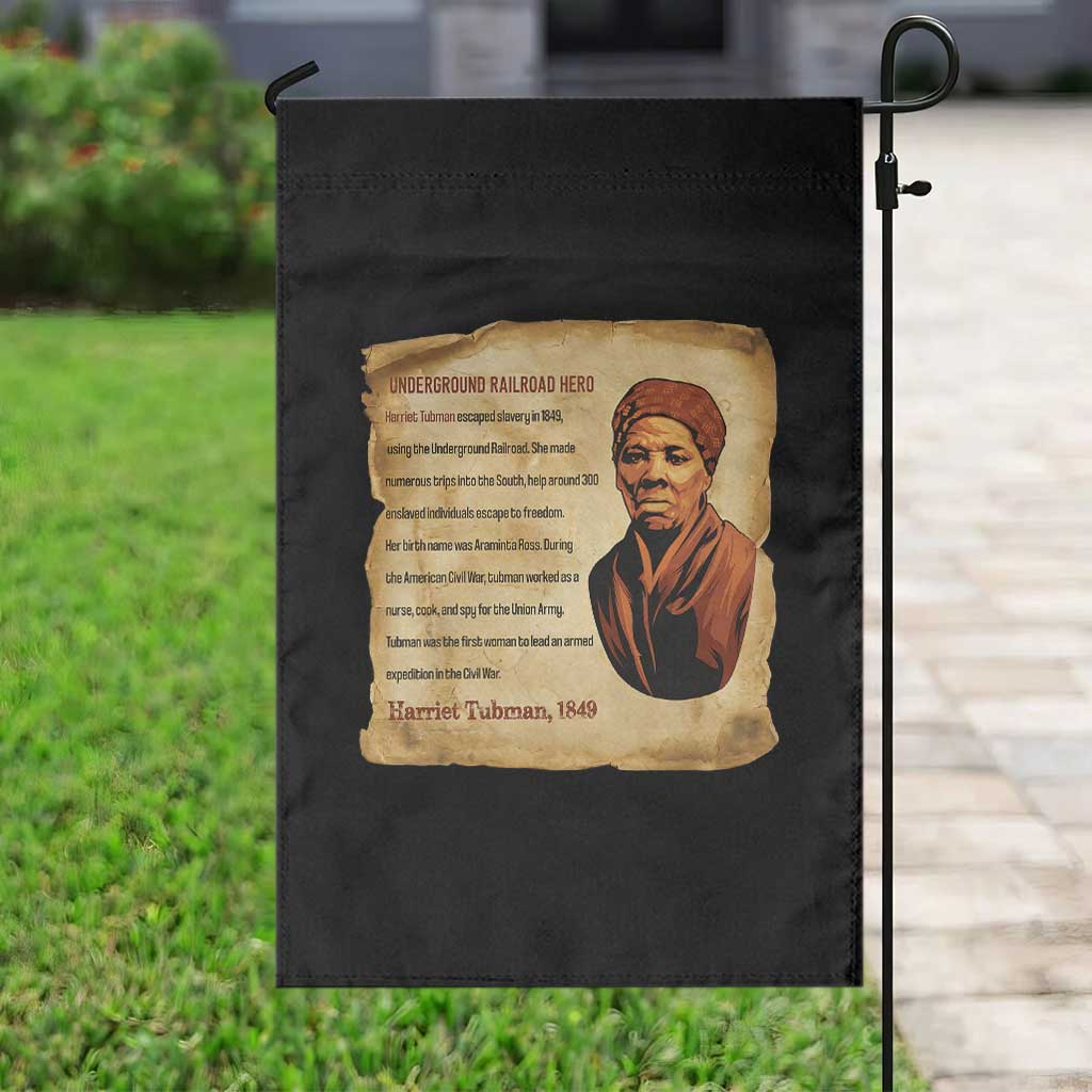 Harriet Tubman Garden Flag Black American Hero Underground Railroad TS12 Print Your Wear