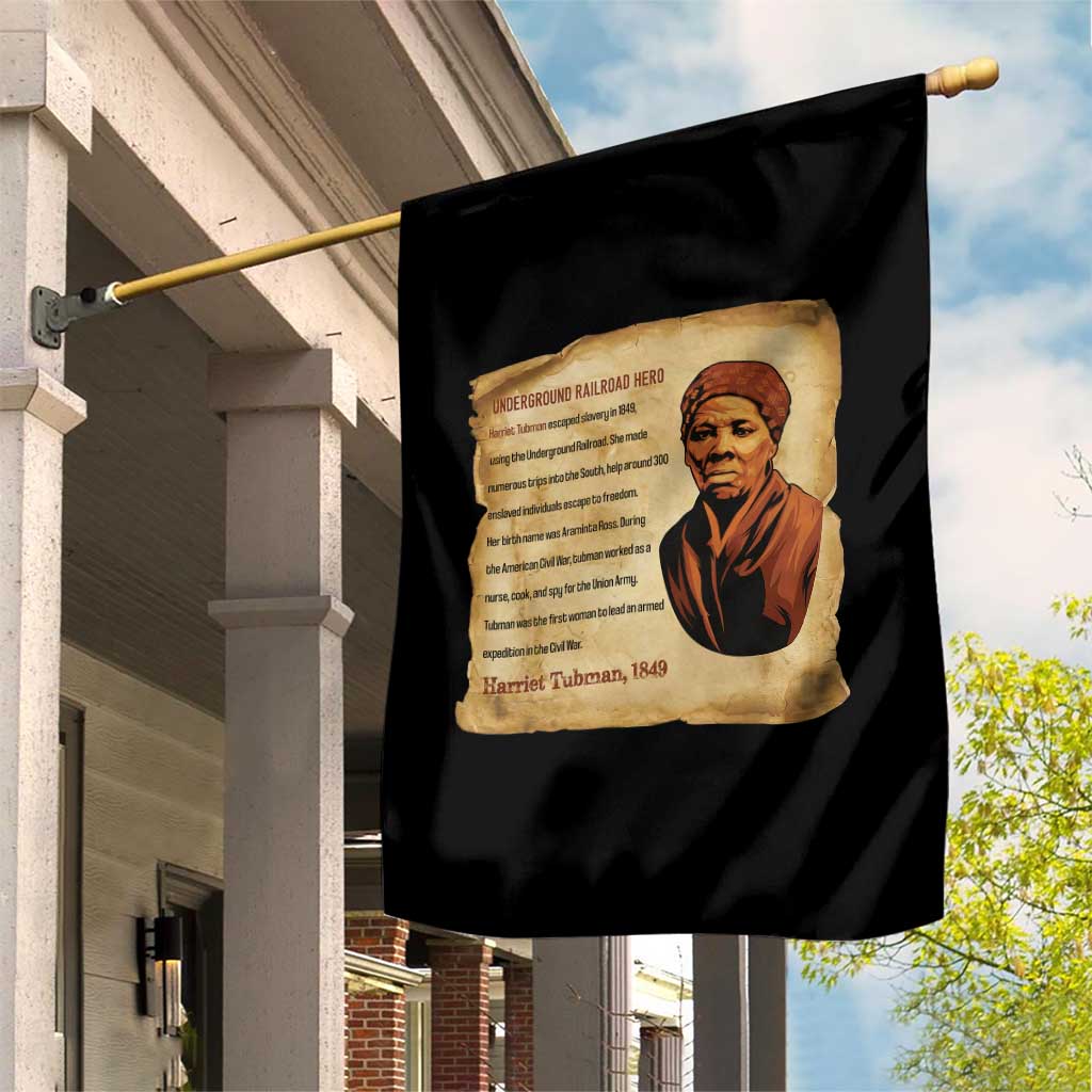 Harriet Tubman Garden Flag Black American Hero Underground Railroad TS12 Print Your Wear