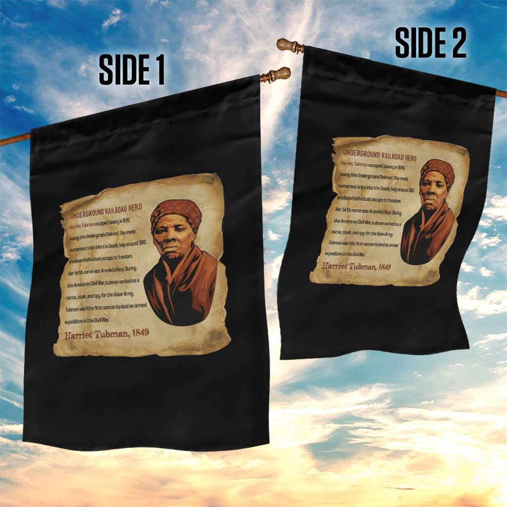 Harriet Tubman Garden Flag Black American Hero Underground Railroad TS12 Print Your Wear
