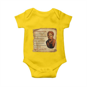 Harriet Tubman Baby Onesie Black American Hero Underground Railroad TS12 Daisy Print Your Wear