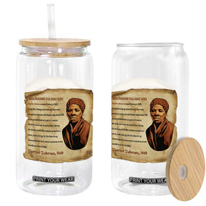 Harriet Tubman Glass Can Black American Hero Underground Railroad TS12 Print Your Wear