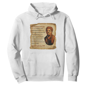 Harriet Tubman Hoodie Black American Hero Underground Railroad TS12 White Print Your Wear