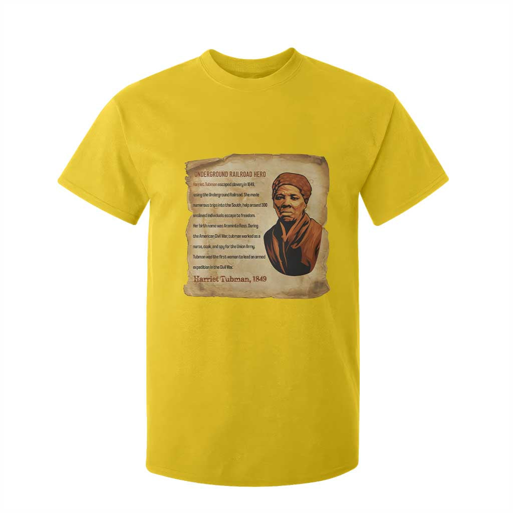 Harriet Tubman T Shirt For Kid Black American Hero Underground Railroad TS12 Daisy Print Your Wear