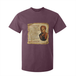 Harriet Tubman T Shirt For Kid Black American Hero Underground Railroad TS12 Maroon Print Your Wear
