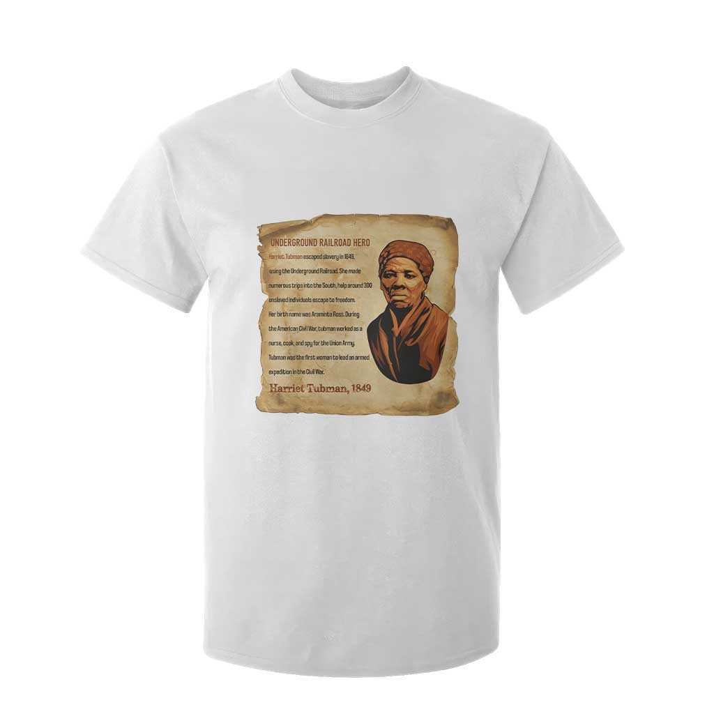 Harriet Tubman T Shirt For Kid Black American Hero Underground Railroad TS12 White Print Your Wear