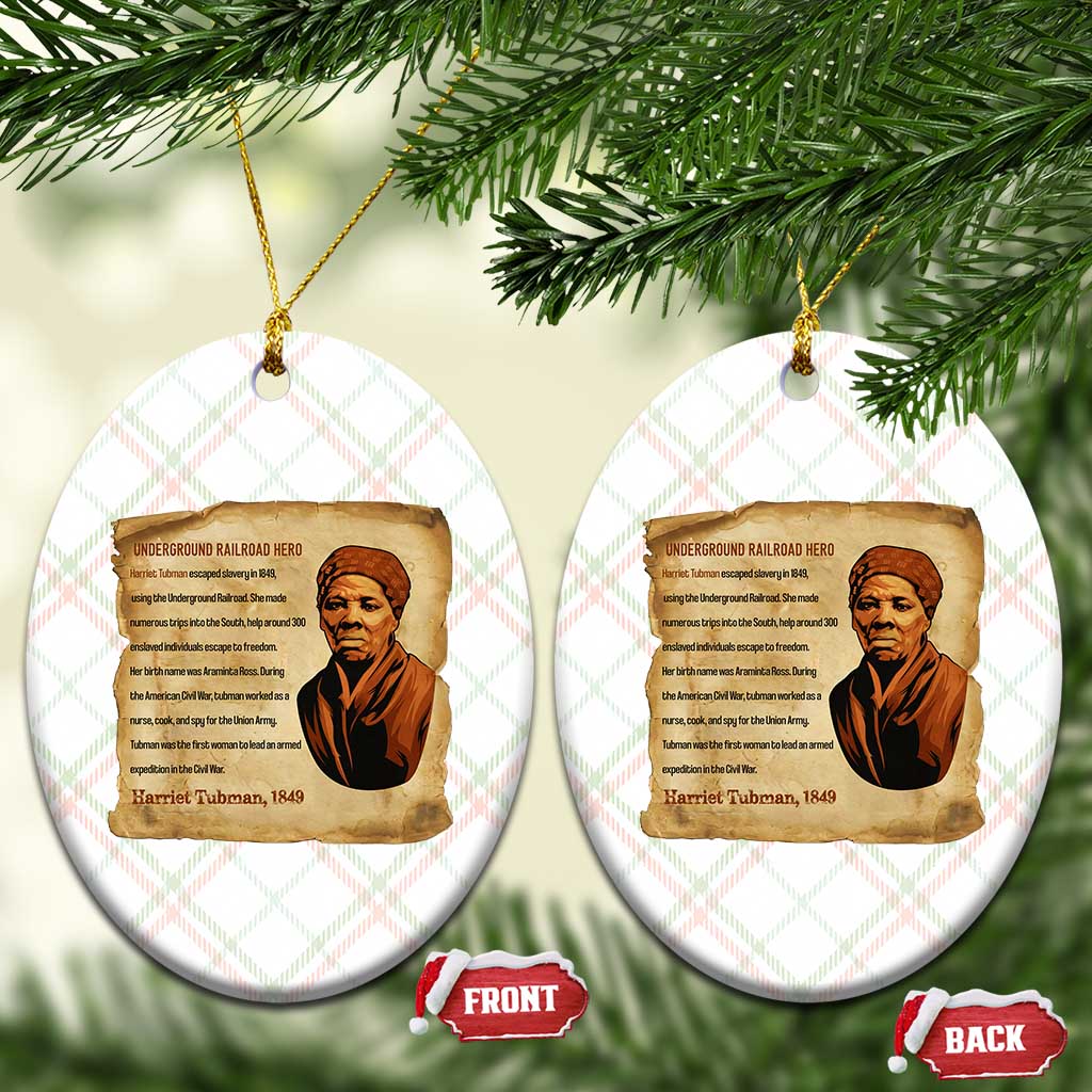 Harriet Tubman Ceramic Ornament Black American Hero Underground Railroad TS12 Print Your Wear