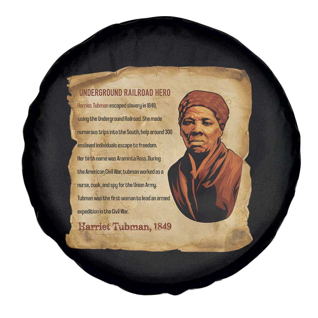 Harriet Tubman Spare Tire Cover Black American Hero Underground Railroad TS12 Print Your Wear