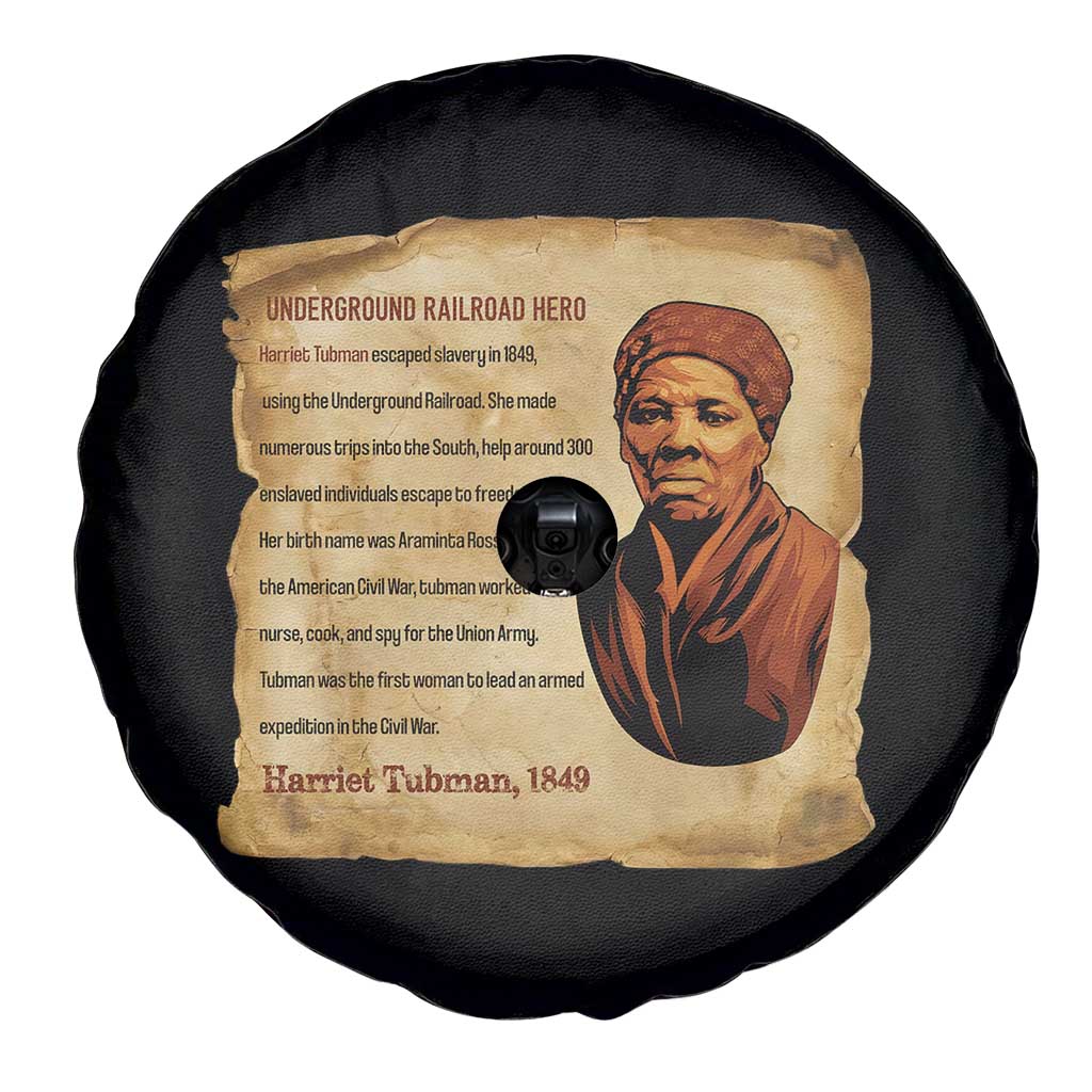 Harriet Tubman Spare Tire Cover Black American Hero Underground Railroad TS12 Print Your Wear