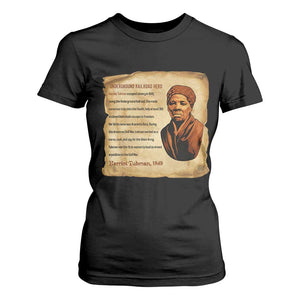 Harriet Tubman T Shirt For Women Black American Hero Underground Railroad TS12 Black Print Your Wear