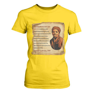 Harriet Tubman T Shirt For Women Black American Hero Underground Railroad TS12 Daisy Print Your Wear