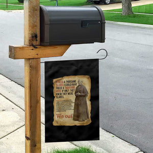 Harriet Tubman We Out Garden Flag Vintage Black History Gift TS12 Print Your Wear