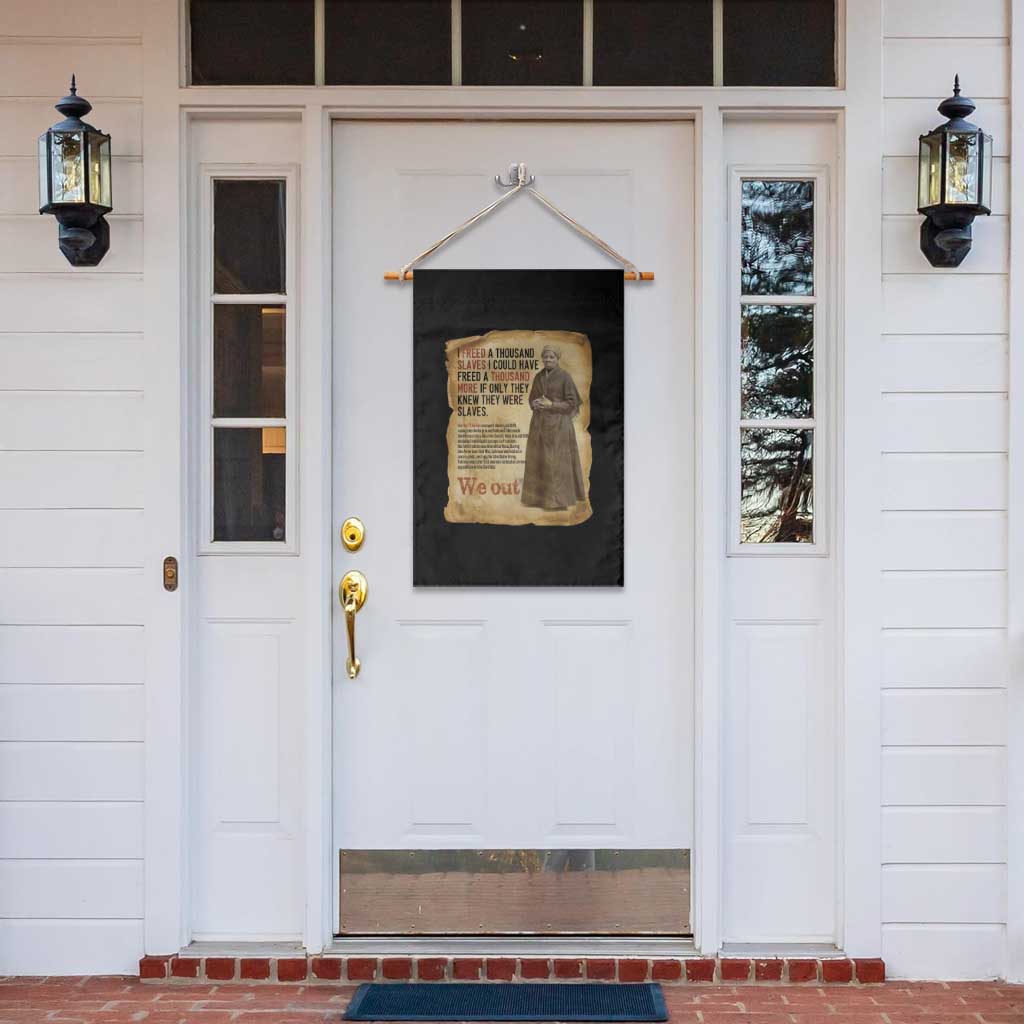 Harriet Tubman We Out Garden Flag Vintage Black History Gift TS12 Print Your Wear
