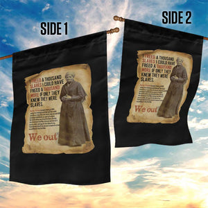 Harriet Tubman We Out Garden Flag Vintage Black History Gift TS12 Print Your Wear