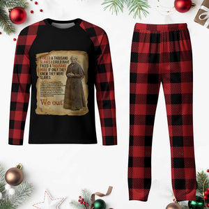 Harriet Tubman We Out Plaid Pajama Set Vintage Black History Gift TS12 Buffalo Plaid Print Your Wear