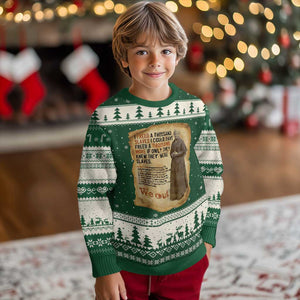Harriet Tubman We Out Ugly Christmas Sweater Vintage Black History Gift TS12 Forest Green Beige Print Your Wear