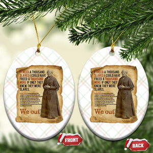 Harriet Tubman We Out Ceramic Ornament Vintage Black History Gift TS12 Print Your Wear