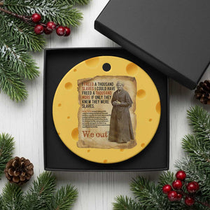Harriet Tubman We Out Ceramic Ornament Vintage Black History Gift TS12 1pc Yellow Cheese Print Your Wear