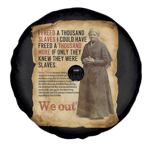Harriet Tubman We Out Spare Tire Cover Vintage Black History Gift TS12 Print Your Wear