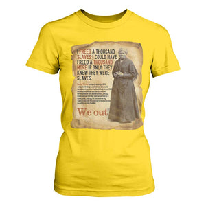Harriet Tubman We Out T Shirt For Women Vintage Black History Gift TS12 Daisy Print Your Wear