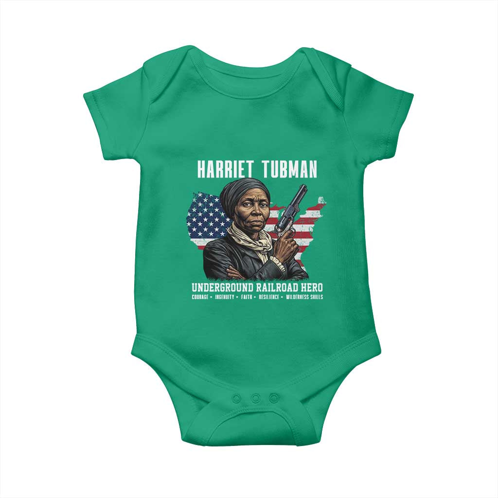 Harriet Tubman Patriotic Baby Onesie Female Empowerment History Gift TS12 Irish Green Print Your Wear