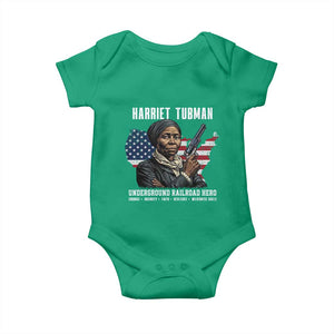 Harriet Tubman Patriotic Baby Onesie Female Empowerment History Gift TS12 Irish Green Print Your Wear