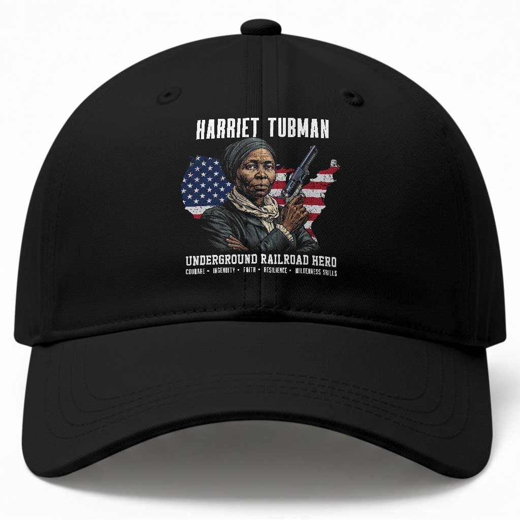 Harriet Tubman Patriotic Baseball Cap Female Empowerment History Gift TS12 Print Your Wear