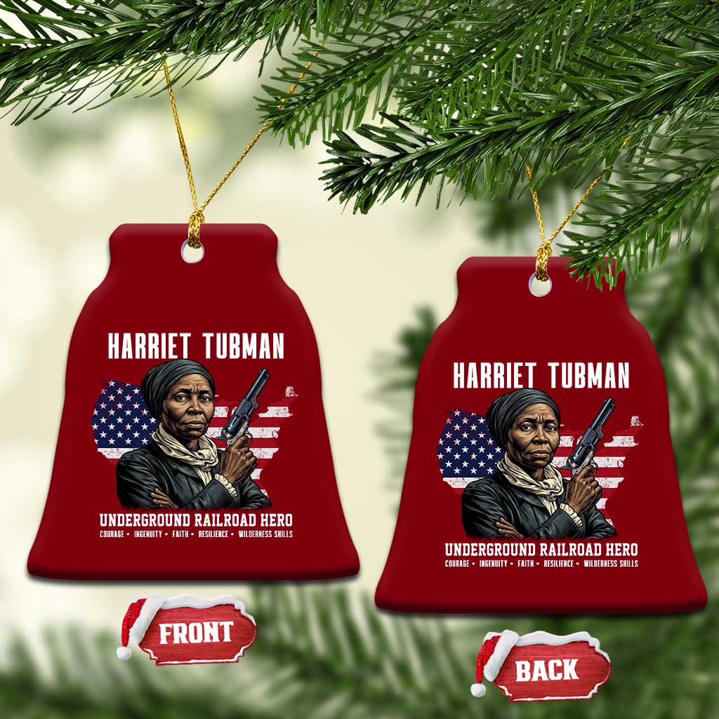 Harriet Tubman Patriotic Ceramic Ornament Female Empowerment History Gift TS12 Print Your Wear