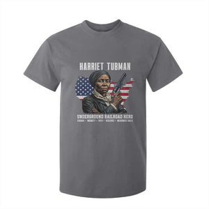 Harriet Tubman Patriotic T Shirt For Kid Female Empowerment History Gift TS12 Charcoal Print Your Wear